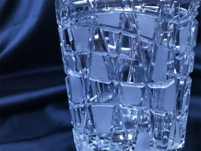 Krištáľová brúsená whisky fľaša 800 ml