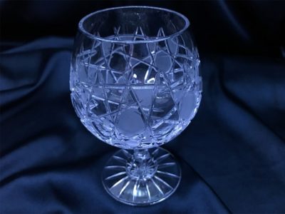 Krištálové brúsené poháre 250 ml set 6 kusov