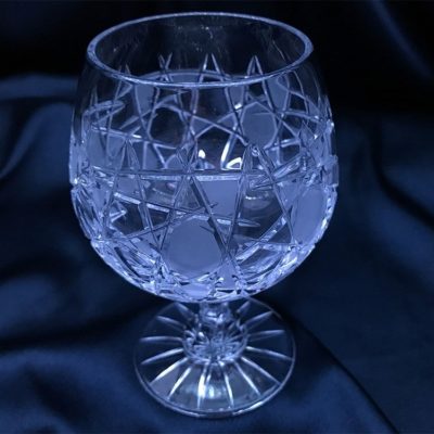 Krištálové brúsené poháre 250 ml set 6 kusov