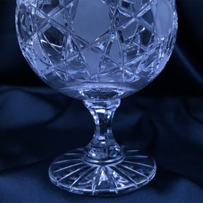 Krištálové brúsené poháre 250 ml set 6 kusov