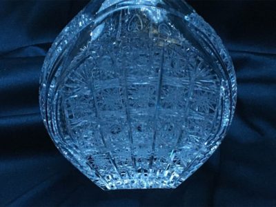 Krištáľová brúsená whisky fľaša 700 ml