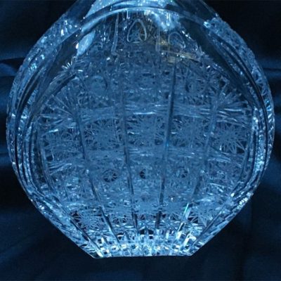 Krištáľová brúsená whisky fľaša 700 ml