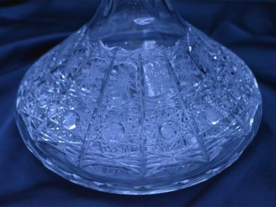 Krištáľová brúsená fľaša 850 ml