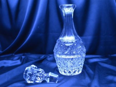 Krištáľová brúsená fľaša 750 ml