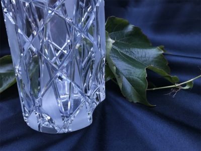 Krištáľová brúsená whisky fľaša 550 ml