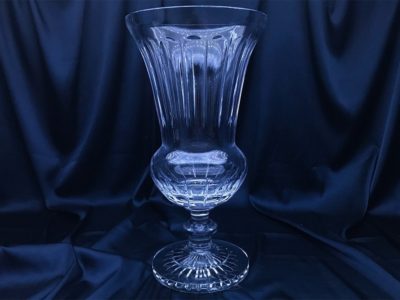 Krištáľová brúsená váza 37 cm