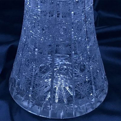 Krištáľová brúsená váza 49,5 cm