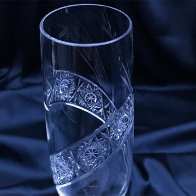 Krištálové brúsené poháre 180 ml set 6 kusov