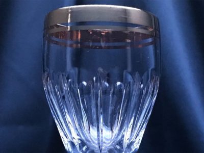 Krištálové brúsené poháre 70 ml set 6 kusov