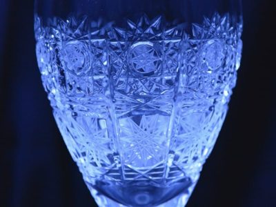 Krištálové brúsené poháre 220 ml set 6 kusov