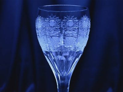 Krištálové brúsené poháre 260 ml set 6 kusov