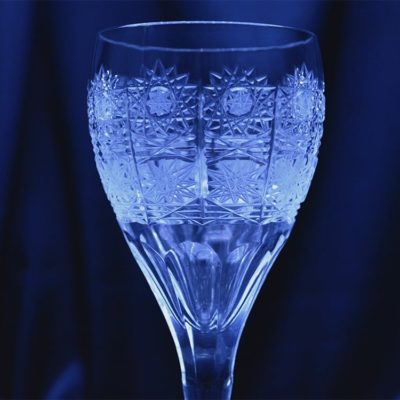 Krištálové brúsené poháre 260 ml set 6 kusov