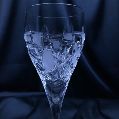 Krištálové brúsené poháre 220 ml set 6 kusov