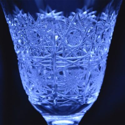 Krištálové brúsené poháre 220 ml set 6 kusov