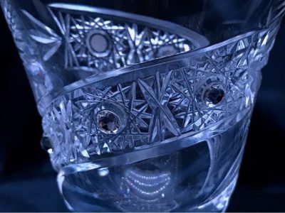 Krištálové brúsené poháre 220 ml set 6 kusov Swarovski