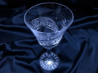 Krištálové brúsené poháre 220 ml set 6 kusov