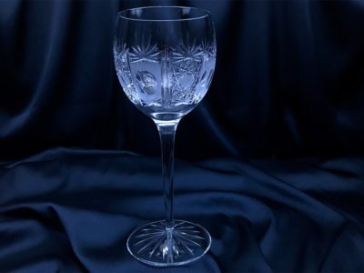 Krištálové brúsené poháre 370 ml set 6 kusov