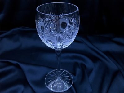 Krištálové brúsené poháre 370 ml set 6 kusov