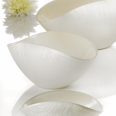 Misa BURA biela perla 28x14 cm