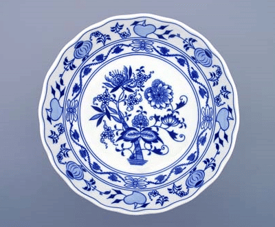 Cibulák – Misa kompótová 24 cm na nohe – originálny cibuľový porcelán 1. akosť