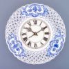 Cibulák – Hodiny prelamované 27 cm – originálny cibuľový porcelán 1. akosť