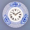 Cibulák – Hodiny prelamované 18 cm – originálny cibuľový porcelán 1. akosť