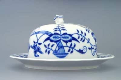 Cibulák – Dóza na syr 13 cm/19 cm – originálny cibuľový porcelán 1. akosť