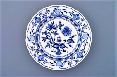Cibulák – Tanier hlboký 21 cm – originálny cibuľový porcelán 1. akosť