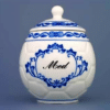 Cibulák – Hrnček na med s viečkom 0,4 l – originál cibuľový porcelán 1. akosť
