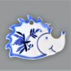 Cibulák – Magnetka – ježko 8 cm – originál cibuľový porcelán 1. akosť