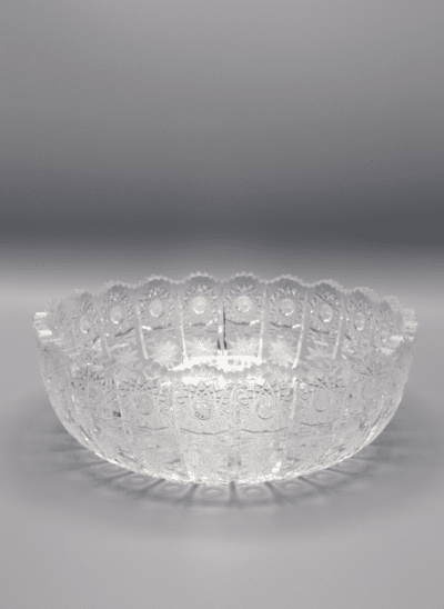 Krištáľová brúsená misa ÚSVIT 21,5 cm