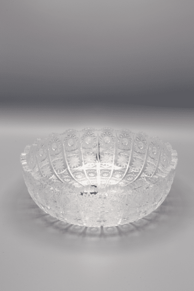 Cut crystal bowl ÚSVIT 21.5 cm - Image 3