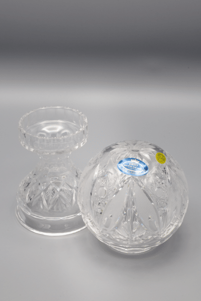 Crystal cut decoration ball ÚSVIT 18.5 cm - Image 2