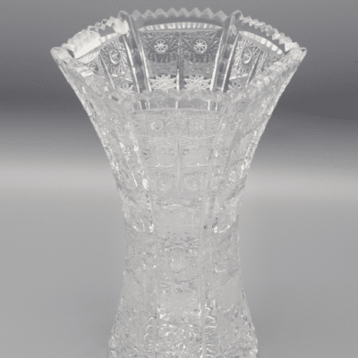 Krištáľová brúsená váza ÚSVIT 21 cm