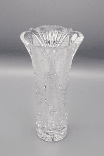 Cut crystal vase ÚSVIT 23.5 cm - Image 2
