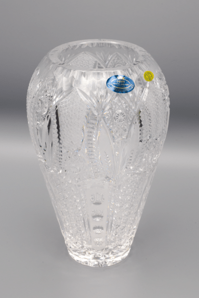 Cut crystal vase ÚSVIT 23 cm - Image 2