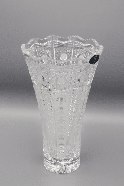 Cut crystal vase ÚSVIT 23 cm - Image 2
