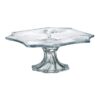 Crystal plate on the leg Nep 33 cm